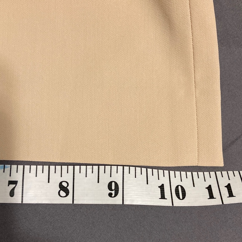Pant Suit Anne Klein Beige Blazer Suit Jacket & Wide Leg Dress Pants 10 Petite - Picture 14 of 14